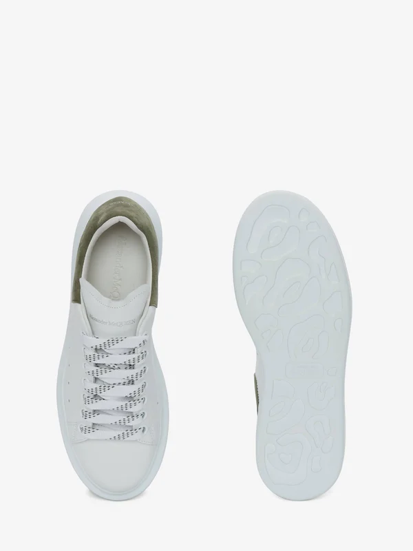 Alexander McQueen Green Oversized Sneaker - White - Low-top Sneakers