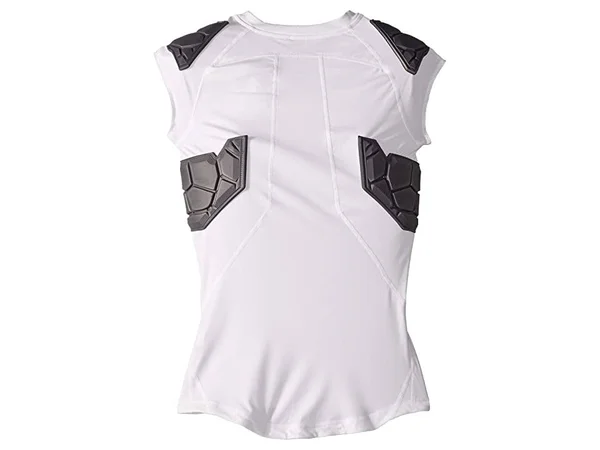 White Pro Hyperstrong Youth&s Football Top Nike