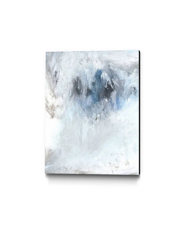 CLICART 22 in. x 28 in. Winter Wonderland II by Pi Studio Wall Art, White/ Blue