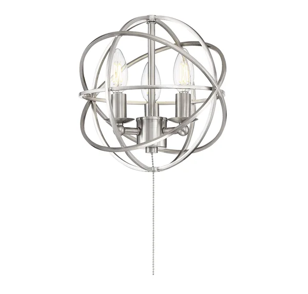 Savoy House North Fan Light Kit - Satin Nickel - FLG-103-SN