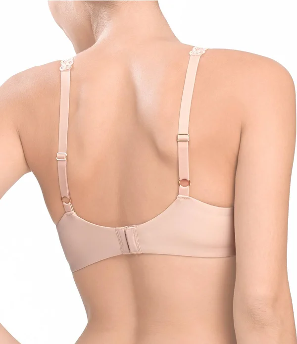 Natori Pure Luxe Underwire T-Shirt Bra - Black - 30DDD