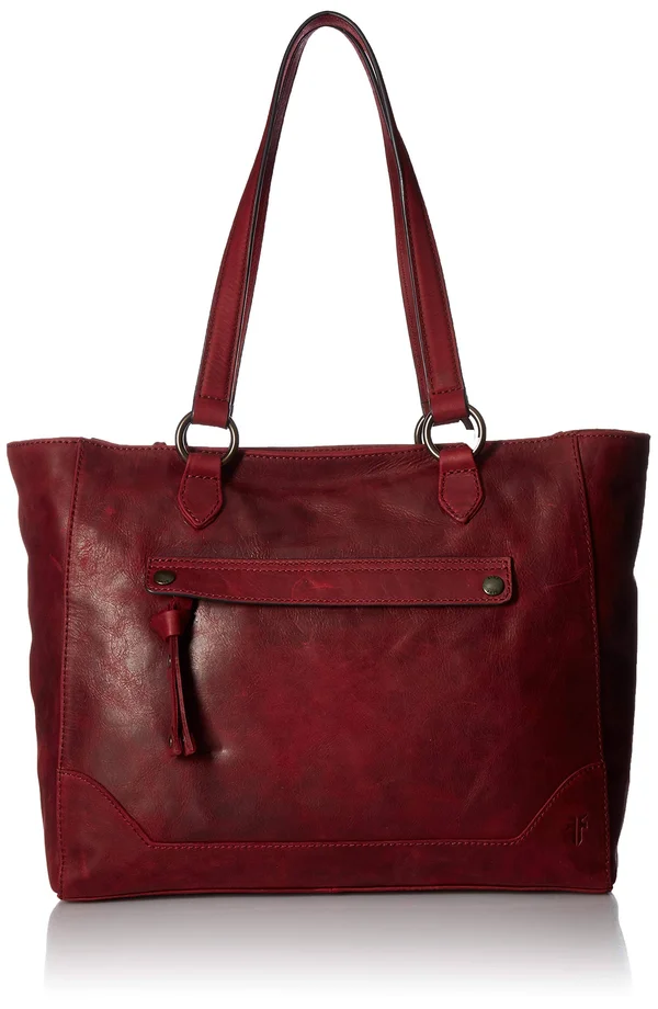 Frye, Melissa Zip Tote, Sangria