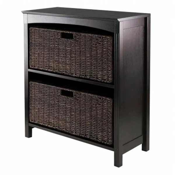 Sarahndipity 3PC Storage 3-Tier Shelf with 2 Large Baskets