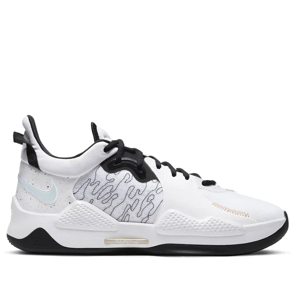 Nike PG 5 EP Multi-Color Basketball Shoes/Sneakers CW3146-100 (US Size 4)