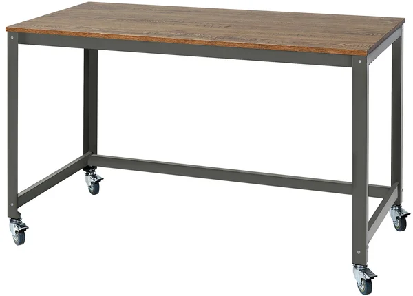 OneSpace 50-jn16dsk Loft Writing Desk with Steel Frame - Wood Surface