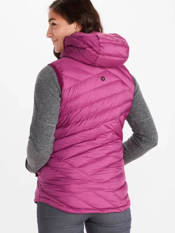 Marmot Women's Highlander Hoody Vest - Medium - Wild Rose