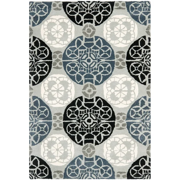 Safavieh Wyndham Blue 7 ft. x 7 ft. Square Area Rug