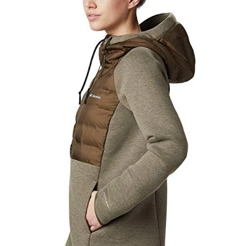 Columbia Women's Northern Comfort Hybrid Hoodie - Large - Olive Green