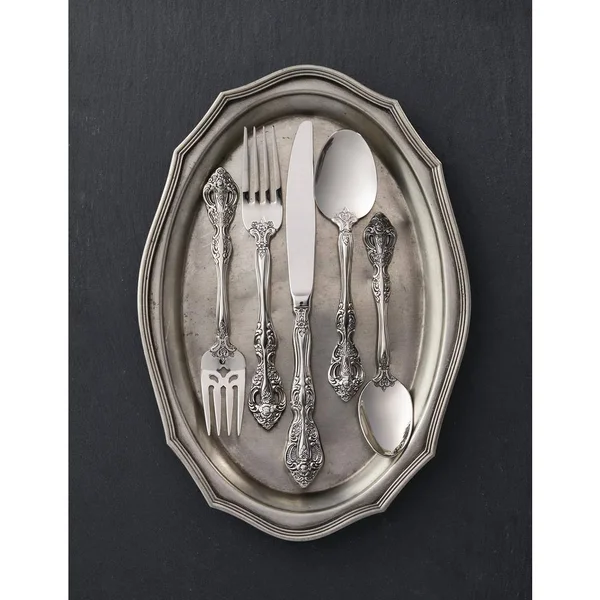 Oneida 2765FPLF 7 1/4x22 Dinner Fork with 18/10 Stainless Grade, Michelangelo Pattern