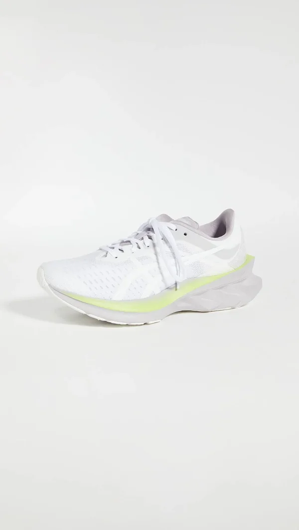Asics Novablast White/Green Women's Running Shoes - Size: 9