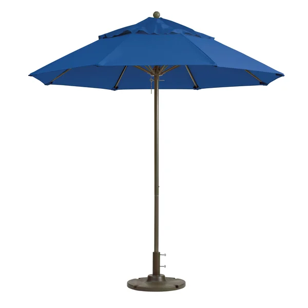 Grosfillex 9 ft Windmaster Umbrella - Pacific Blue