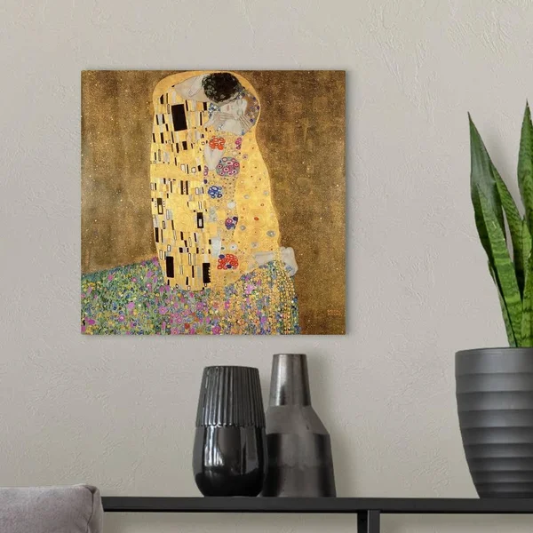 Great Big Canvas The Kiss Canvas Wall Art Print