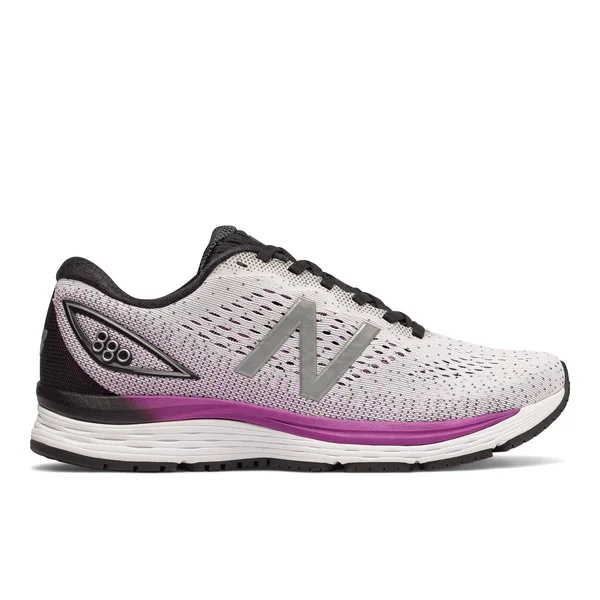 New Balance Women's 880v9 Shoes White with Purple & Black - Size: 6