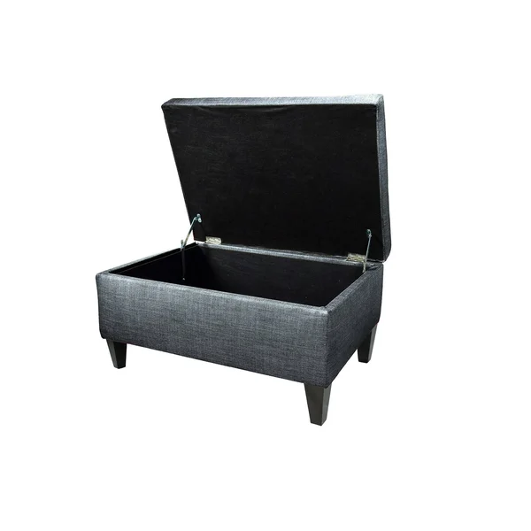 MJL Furniture Brooklyn Upholstered Square Storage Ottoman (Gold)