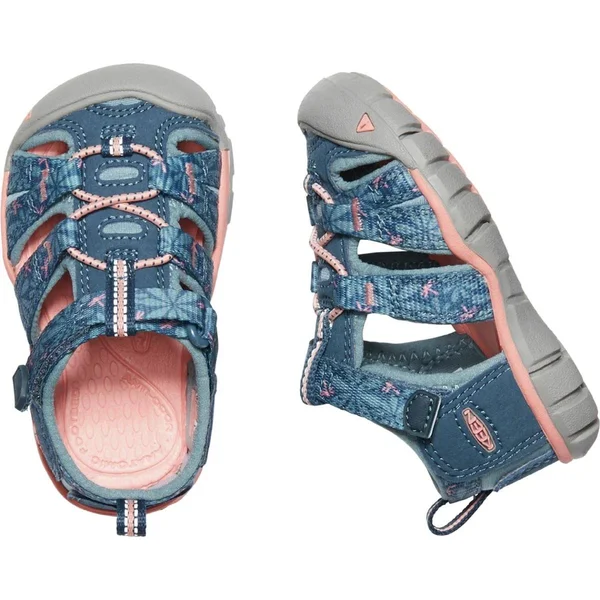 Keen Toddler Seacamp II CNX Sandal - 6 - Real Teal - Stone Blue