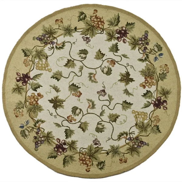 Safavieh Chelsea HK116A 5&6x22 x 5&6x22 Round Ivory Area Rug