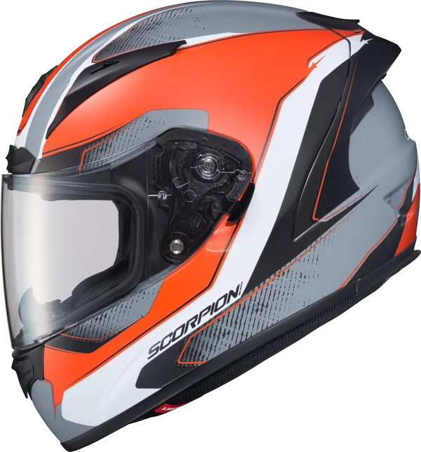 Scorpion EXO-R2000 Hypersonic Helmet - Orange/Grey - XL