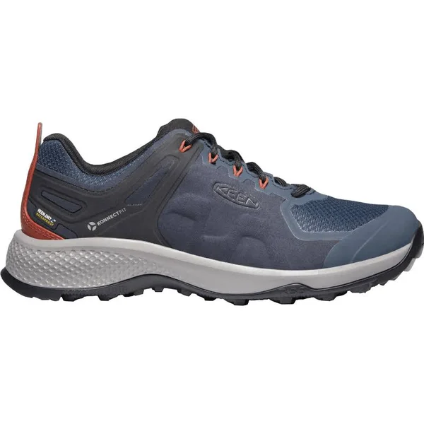 Keen Men's Explore Waterproof Shoe - 11.5 - Blue Nights - Picante