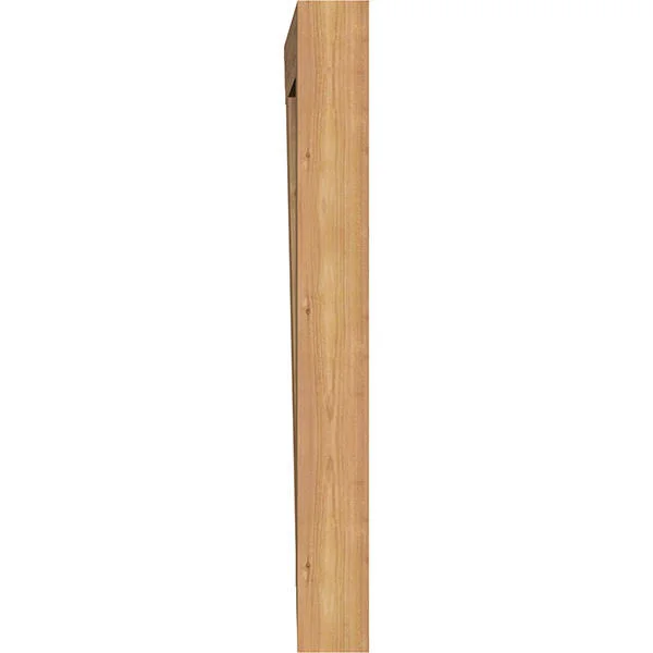 Ekena Millwork BKT04X28X32MRC01SWR 3 1/2x22W x 28x22D x 32x22H Merced Traditional Smooth BRACKET - Western Red Cedar
