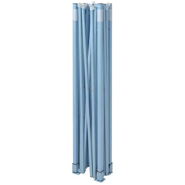 vidaXL Foldable Tent Pop-Up with 4 Side Walls 9.8&x14.8& Blue