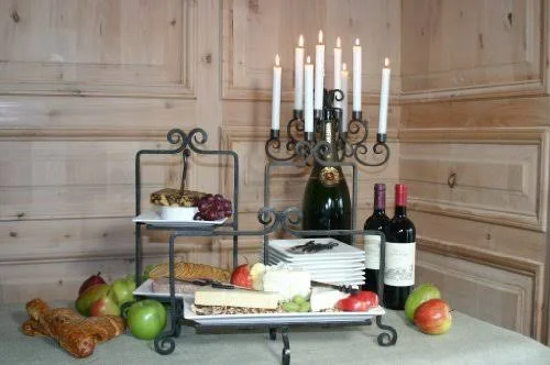 Wine Bottle Candelabra - Contemporary (Tapered, 4-Arm)
