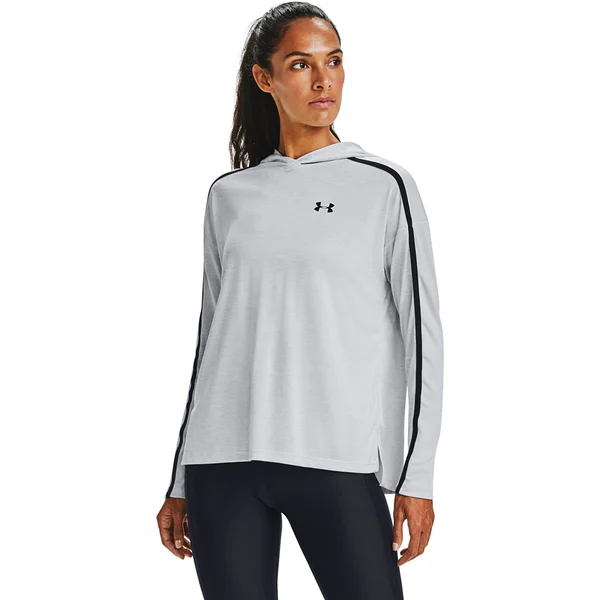 Under Armour Women's Tech Twist Graphic Hoodie Grey Xs