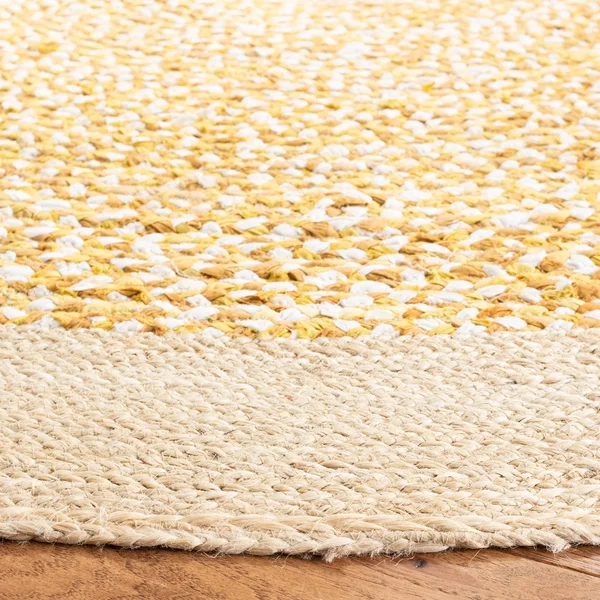 Safavieh Cape Cod 210 Area Rug, Rust, Natural, 4& x 4& Round
