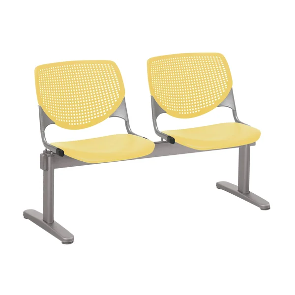 KFI Seating Kool 2 Seat Beam Seating - Yellow