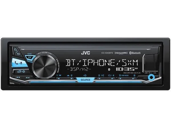 JVC Kd-x340bts Bluetooth In-Dash Digital Media Car Stereo W Pandora Iheartradio Support with Sirius XM Tuner