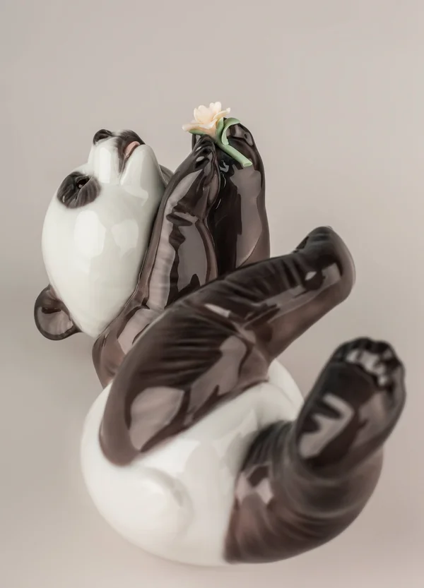 Lladro A Joyful Panda Porcelain Figurine, 5.12in x 2.76in