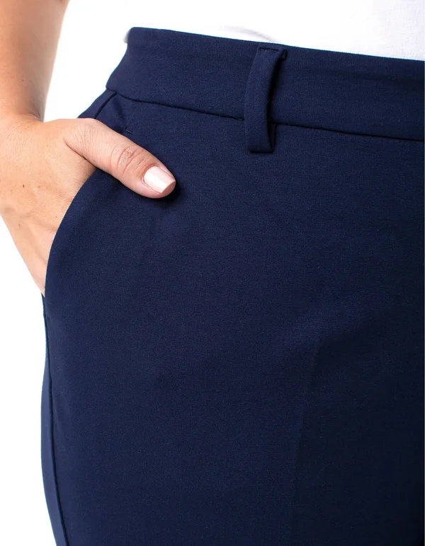 Liverpool Kelsey Knit Trouser - Plus, Size 22 W, Cadet Blue