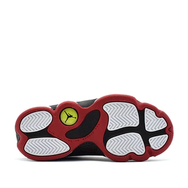 Preschool White/Red Air Jordan 13 Retro Shoe