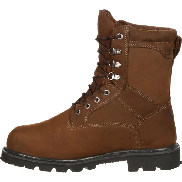 Men's Rocky Ranger Steel Toe Work Boot - Brown - Size 8.5