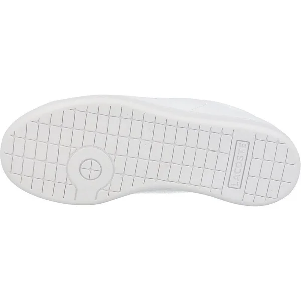 Lacoste Junior Carnaby Evo 0921 1 J White/Pink Synthetic Trainers