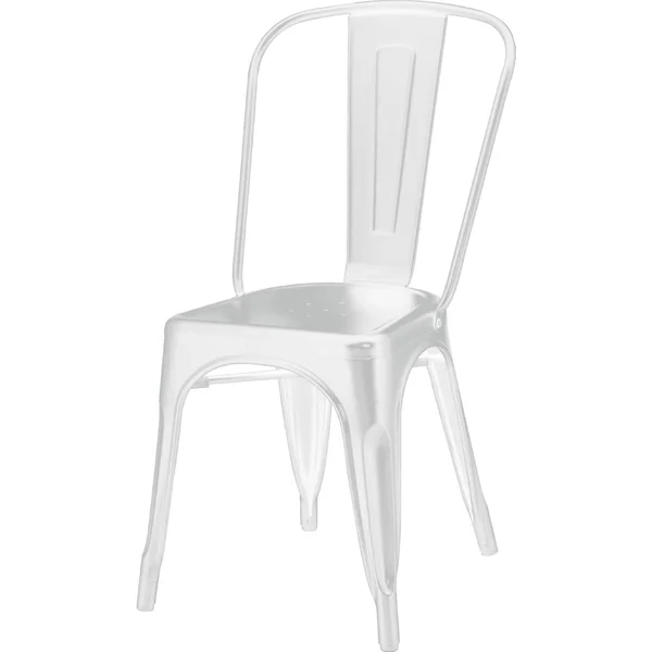Metropolis Metal Side Chair, Set of 4, Frosted White