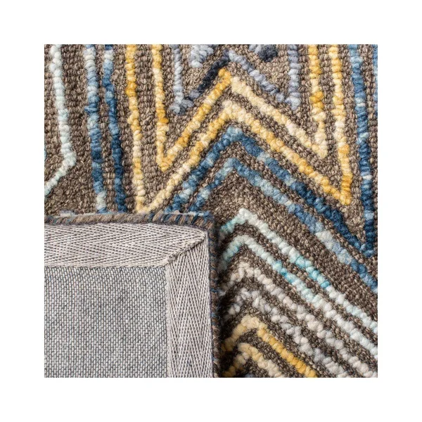 Safavieh Trace Rug Collection TRC518F - Grey, Beige - 4& x 6&