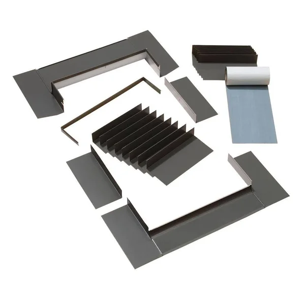 VELUX Step Flashing Skylight EDLS060000B, Aluminum, 5-1/4x22L x 58-1/4x22H
