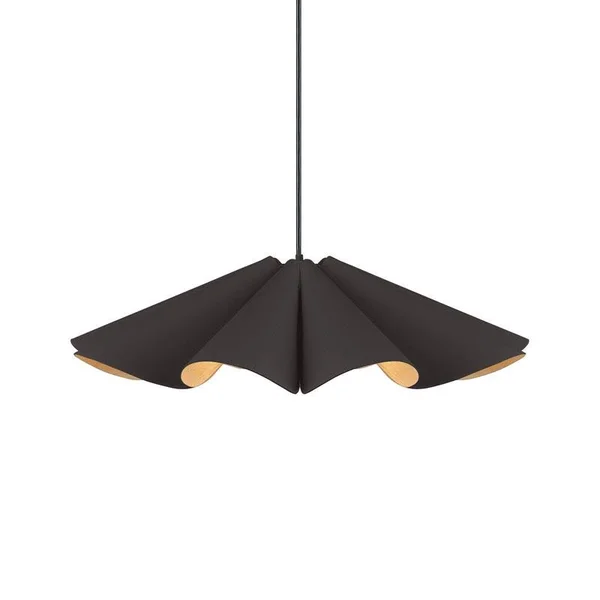 Bruck Lighting Delfina Pendant Light - Color: Red - Size: 1 Light - WEPDEL/60/RED/ASH