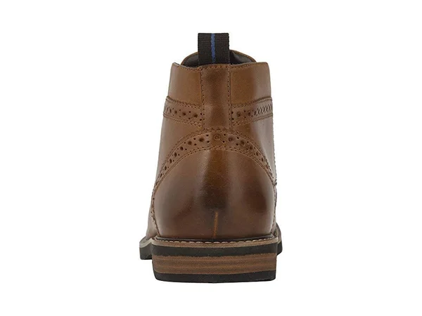 Nunn Bush Men's Ozark Plain Toe Chukka Boot Tan Nubuck 10 W