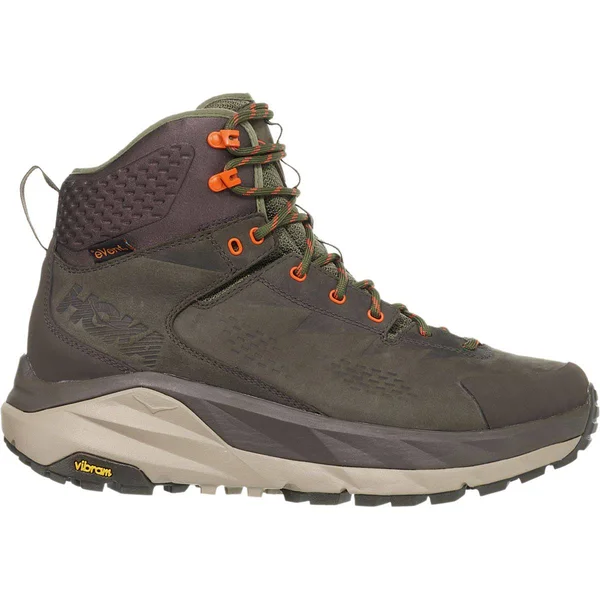 HOKA ONE ONE Sky Kaha Men's Hiking Boot - Black Olive/Green, 8.5