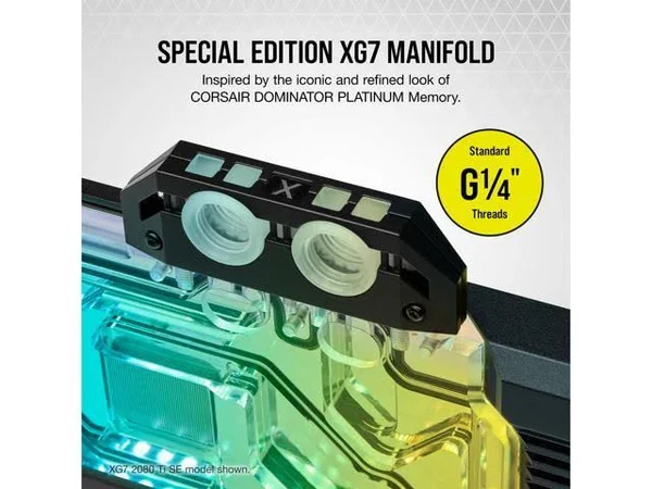 Corsair Hydro x Series XG7 RGB 30-Series Strix GPU Water Block (3090 - 3080 Ti, 3080, 3070 Ti, 3070)