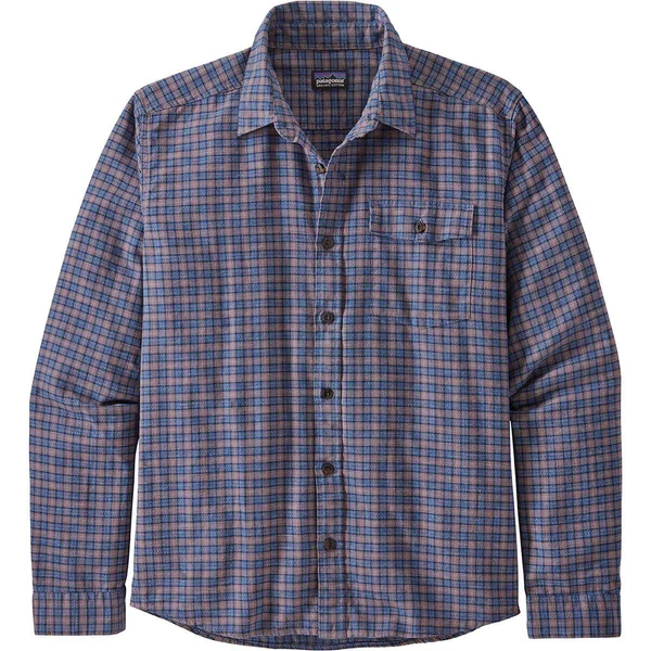 Patagonia Men's Lightweight Fjord Flannel Shirt Blue M