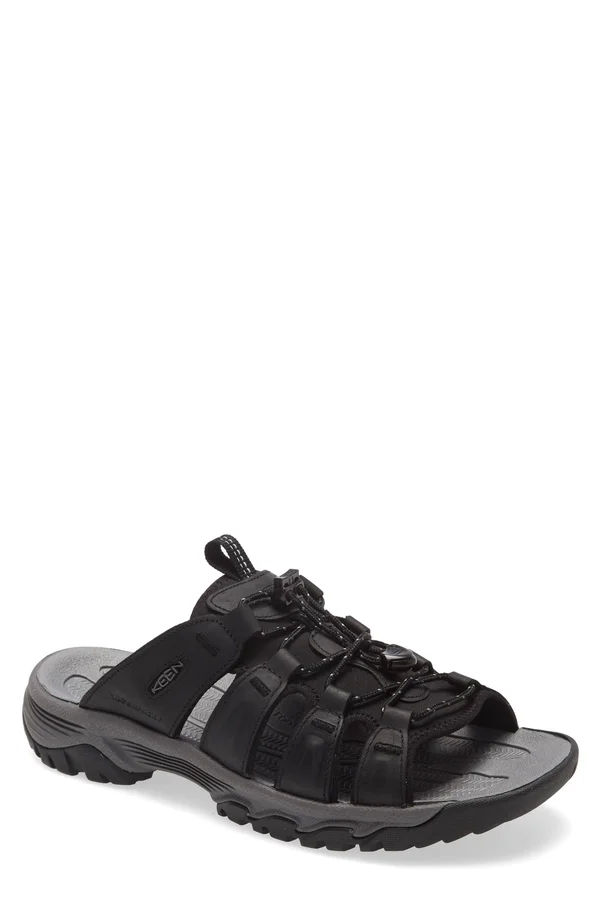 Keen Men's Targhee III Slide - 9 - Black, Grey