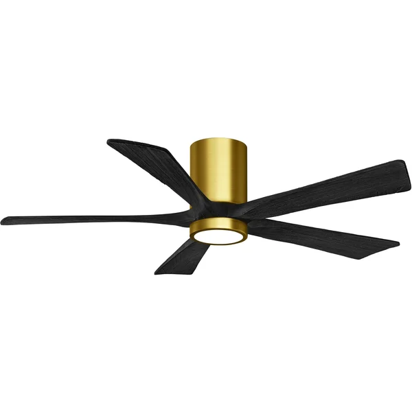 Matthews Fans-IR5HLK-BRBR-BK-52-Irene - Ceiling Fan with Light Kit