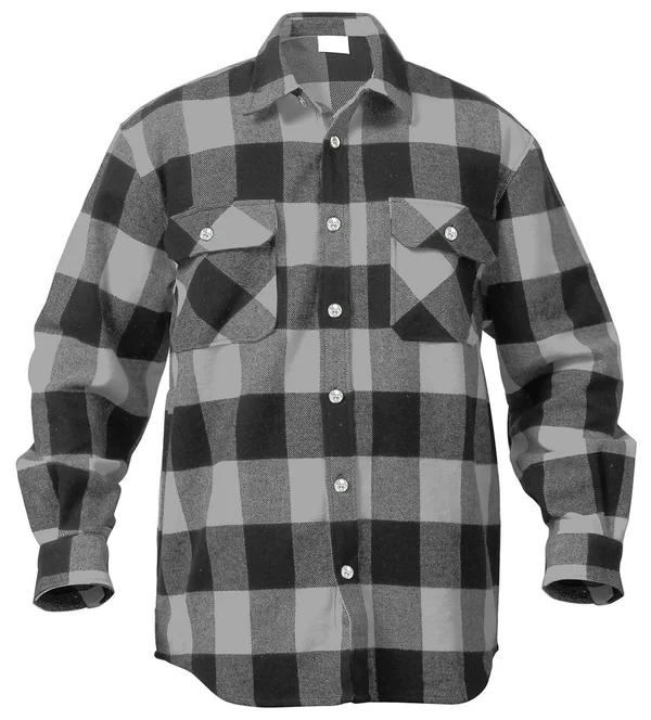 Rothco - Extra Heavyweight Buffalo Plaid Yellow Flannel Shirt