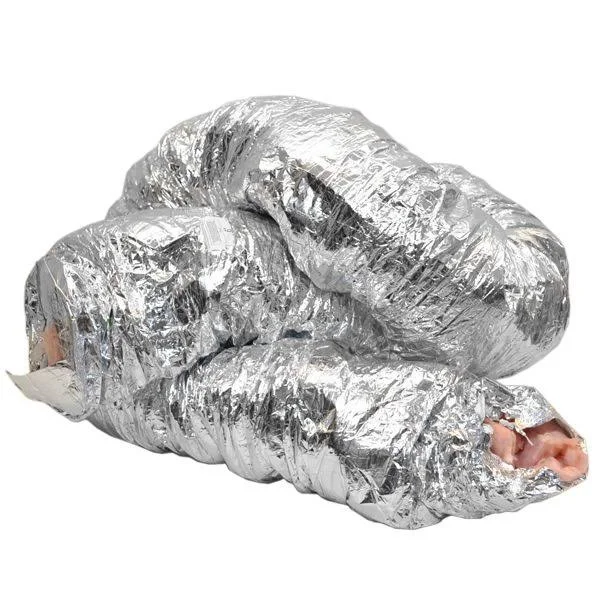 Hart & Cooley 51037 6-Inch x 25& F214 Insulated Flex Duct (Silver jacket)