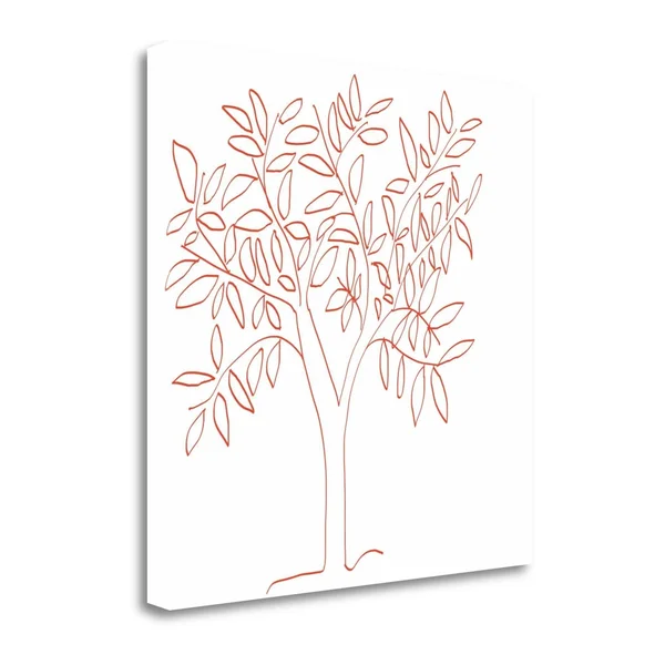 35x22 x 35x22 A Tangerine Tree by Jan Weiss Fine Art Giclee Print