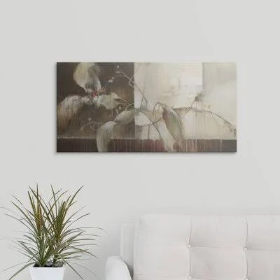 &Strength of A Flower& by Terri Burris Painting Print Great Big Canvas Format: Canvas, Size: 12x22 H x 24x22 W x 1.5x22 D