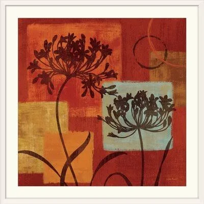 &Warm Thoughts III& by Lisa Audit Painting Print Great Big Canvas Size: 20x22 H x 20x22 W x 1x22 D, Format: White Framed