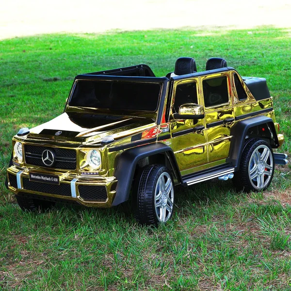 Mercedes Maybach G650 12V Kids Ride-On Car with Parental Remote, Gold